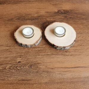 Waxinehouder set 2 stuks