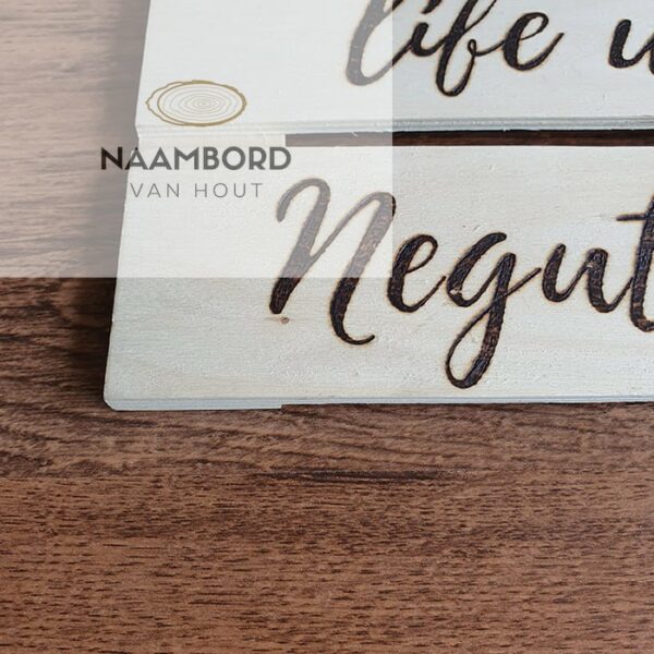 Tekstbord Positive - Afbeelding 2