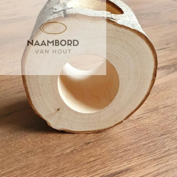 Waxinehouder boomstam met Koe - Afbeelding 6