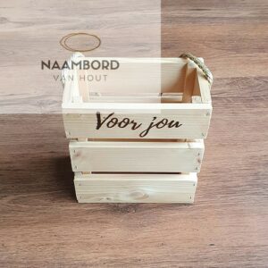 Cadeaukistje klein Voor Jou