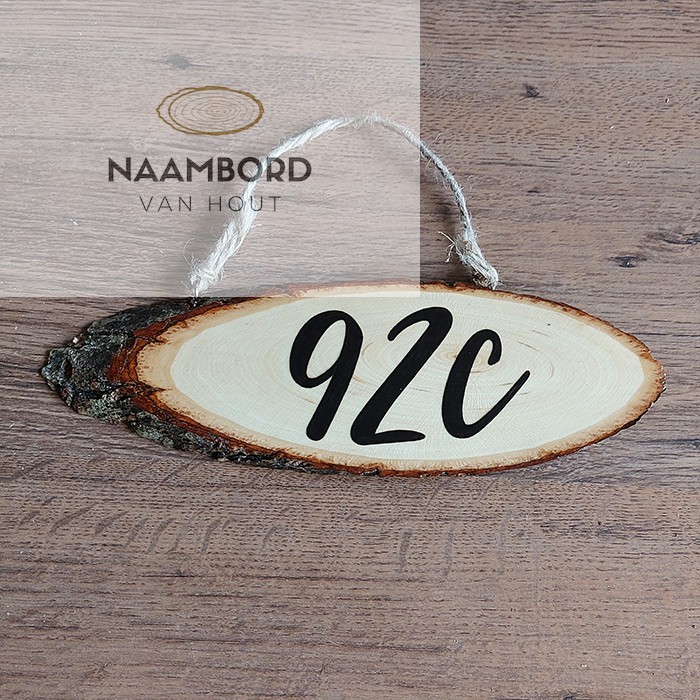 Deurbord met huisnummer - Afbeelding 2