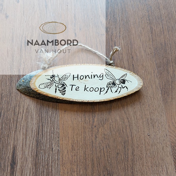 Naambord circa 25cm met hoefijzer of ander figuur - Afbeelding 19