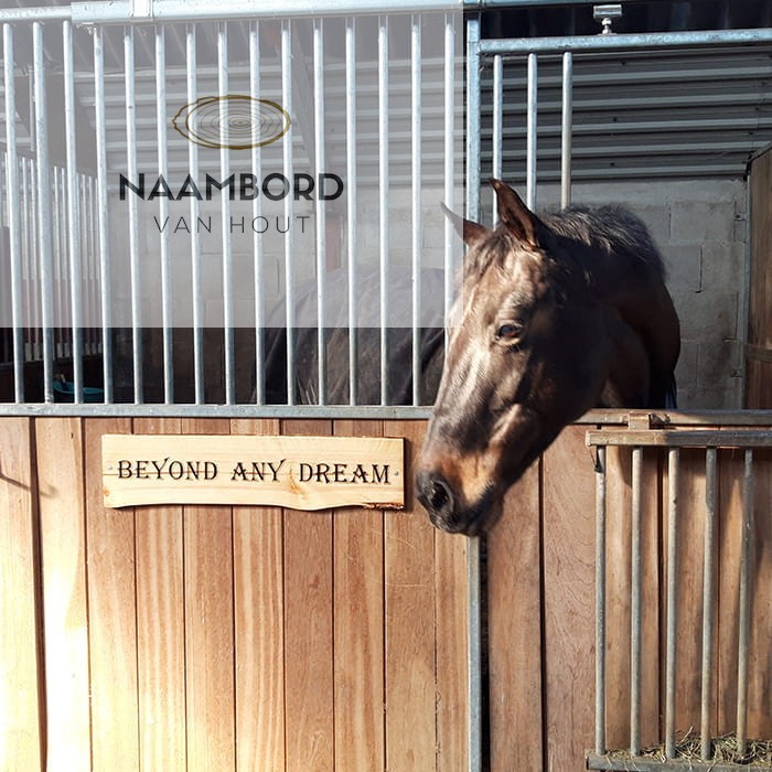Naambord paard - Afbeelding 6
