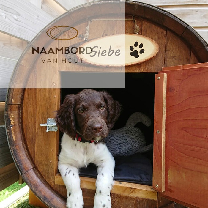 Naambord circa 25cm met hoefijzer of ander figuur - Afbeelding 3