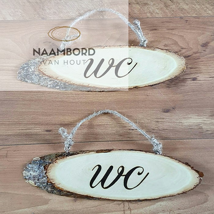 Naambord van hout - Afbeelding 25