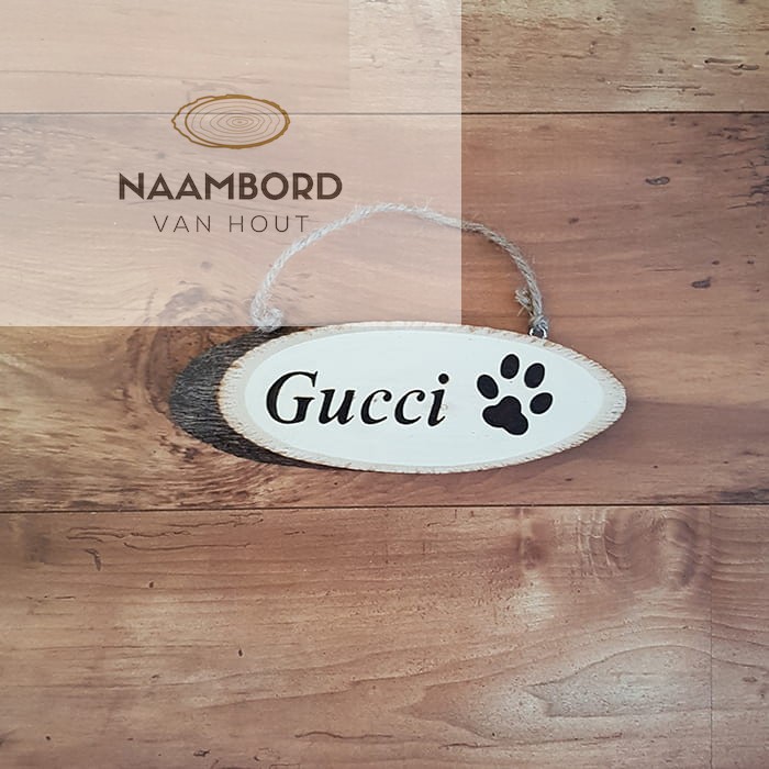 Naambord van hout - Afbeelding 29