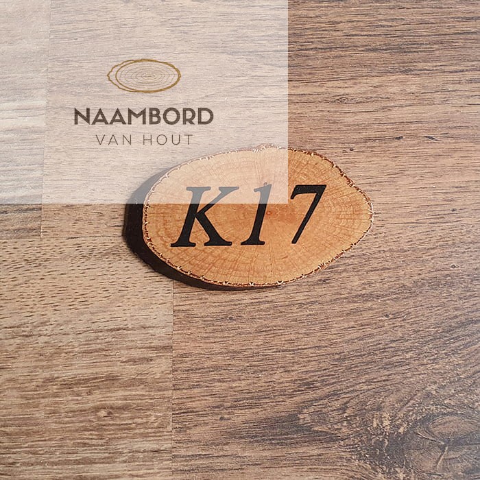 Huisnummer of naambordje ovaal klein - Afbeelding 6