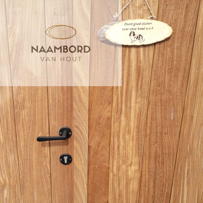 Naambord circa 25cm met hoefijzer of ander figuur - Afbeelding 21