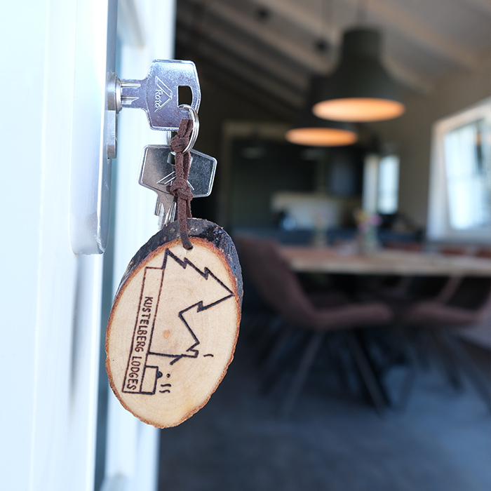 Houten sleutelhanger met logo en/of tekst - Afbeelding 6